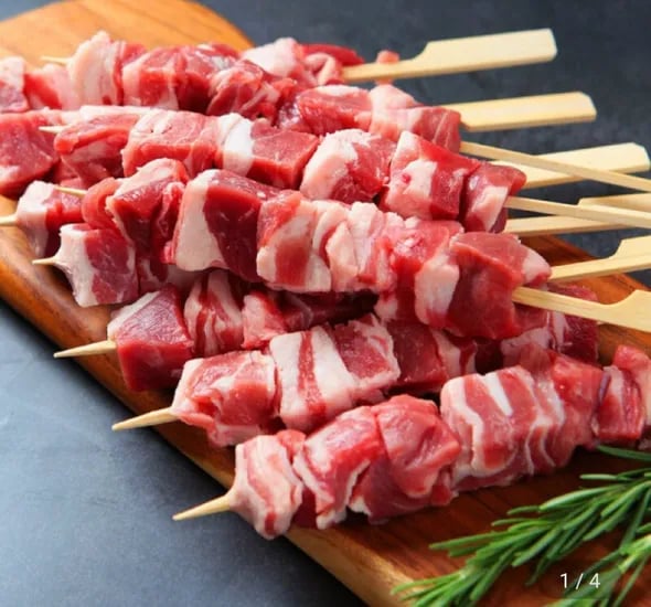 양꼬치용 양깍두기 양고기 kg + 쯔란 1봉