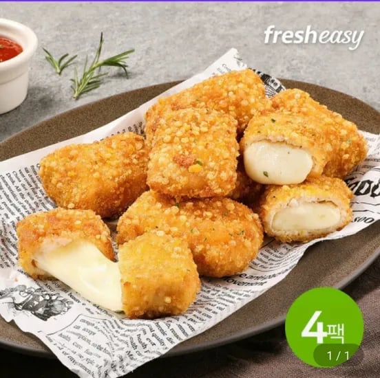 theEASY 치킨치즈블럭 330g x4팩 (1.3kg) (7,970원/무배)2