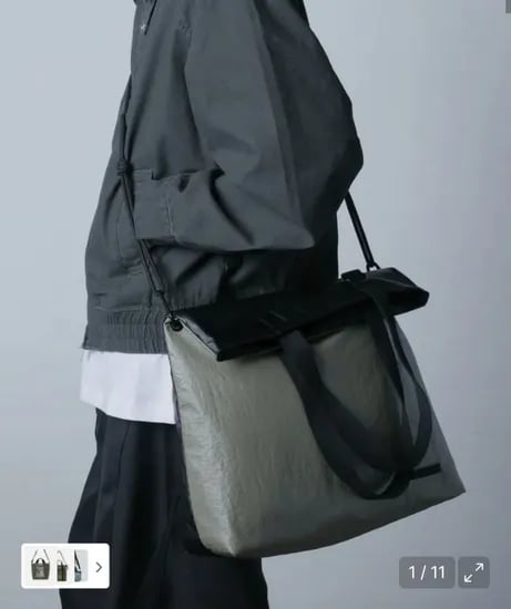 라센트 투톤 토트백 (12,800원/무료)