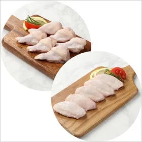 냉장 닭봉kg+닭윙1kg (22,910원/무료)1