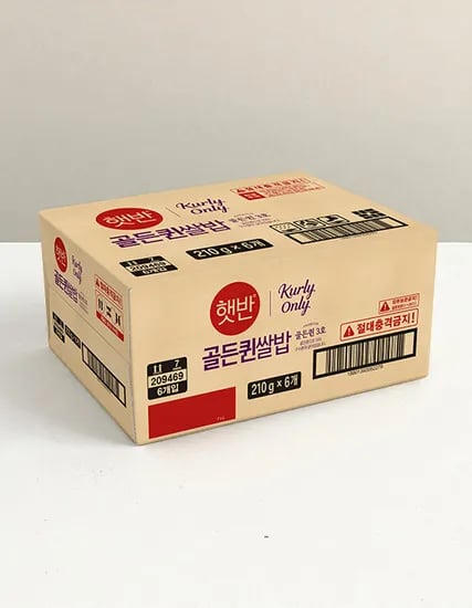 햇반 향긋한 골든퀸 쌀밥 210g X 36입 1BOX (35,80원 / 무배)8