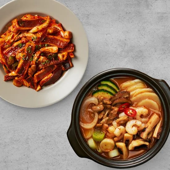 쿡솜씨 밀키트 2종세트 매콤오징어볶음+해물된장찌개 등 (11,300원/무배)