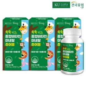 건국유업 쑥쑥키즈 종합비타민미네랄 츄어블 6개월 (16,920원/무료)