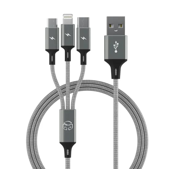디디지 스카이메타 3in1 스마트폰 멀티 고속 충전 케이블 1.2m 1개(5,900원/무배)