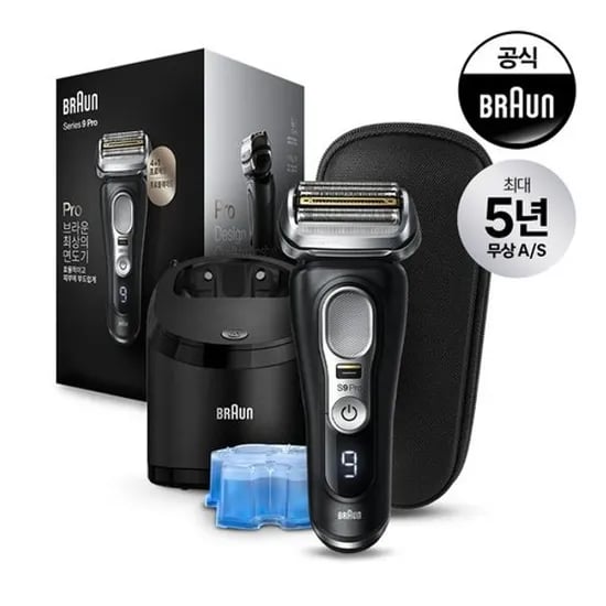 브라운 전기면도기 시리즈9 Edge 9450cc (하나 삼성카드 196,840원/무료)