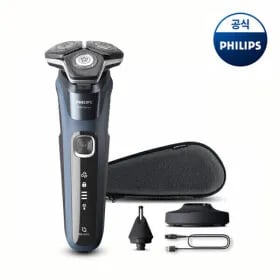 필립스 SkinIQ 5000 시리즈 전기면도기 오션 블루 S5880/33 (109,560원/무료)