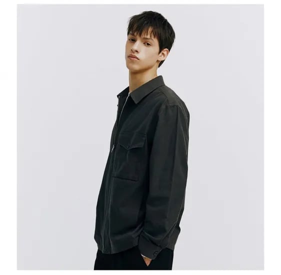 컨셉원 코튼 트윌 아우터 집업셔츠 (31,200원/무료배송)