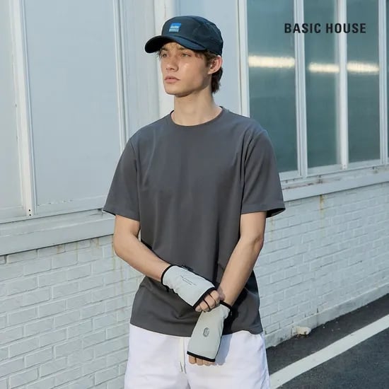 베이직하우스 숏 슬리브 쿨 티셔츠 3팩 (14,940원/무료)