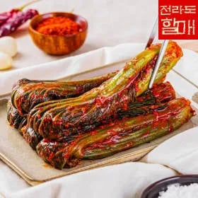 국내산 프리미엄 갓김치 2KG (7,940 / 무배 )