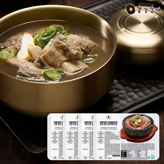 강강술래 영양갈비탕 1kg 4개 (39,840원/무료)