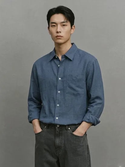 파렌하이트 린넨 프렌티 긴팔 셔츠 (12,900원/무료배송)