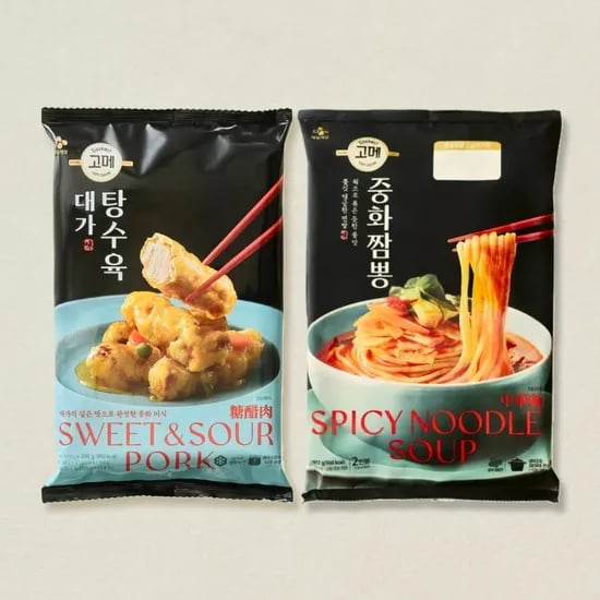 중화세트]고메 중화짬뽕652g 3봉+대가 탕수육 390g 3봉외 황금홀릭 순살,닭갈비(26298원/무료)
