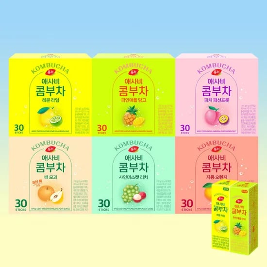 동서 애사비 콤부차 30T x 2박스 + 4T (유클5,200원/무료)1