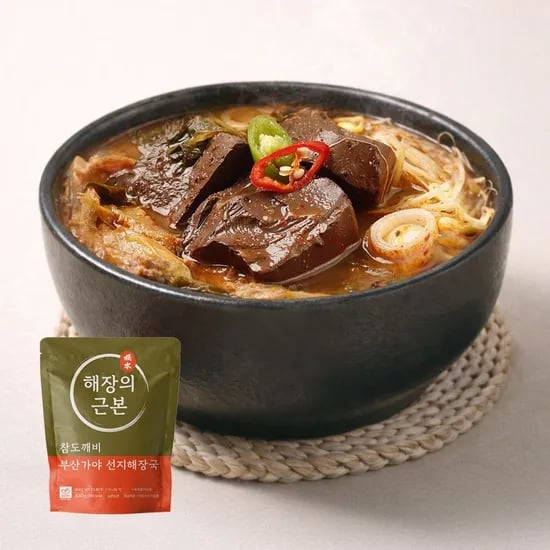참도깨비 부산가야 선지해장국 630g 4봉 (11,970원/무료)