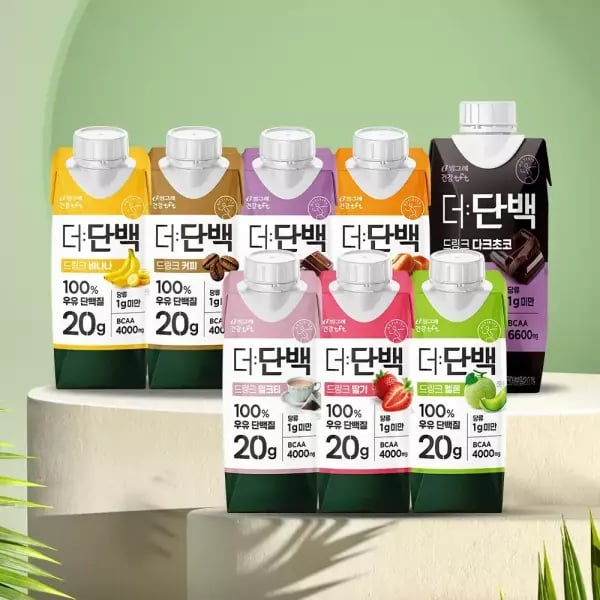 빙그레 더단백 드링크 8종 18팩 (0,770원/무료)2