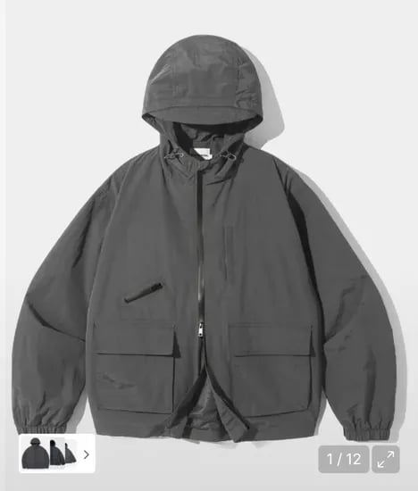디미트리블랙 어센틱 윈드브레이커 차콜그레이 (,900원/무배)19