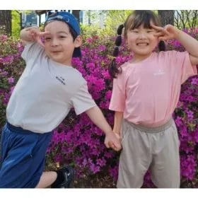 아이더 키즈 냉감 반팔 바지 세트