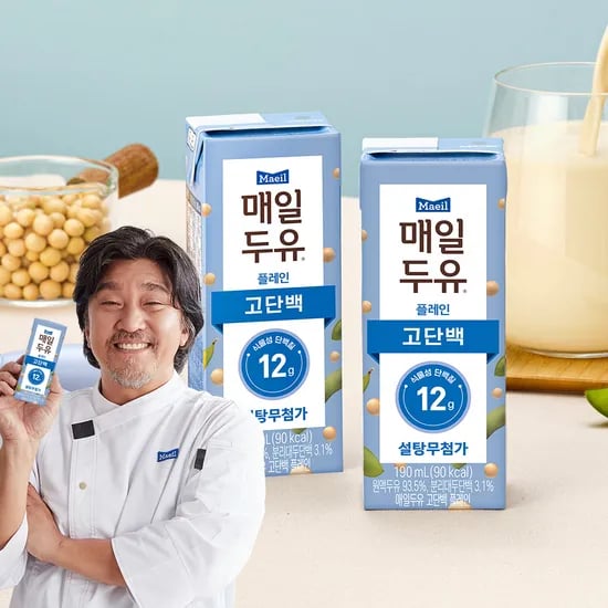 두유 고단백 플레인저당 24팩, 두유 고단백 검은콩 저당 24팩, 소화가 잘되는 우유 24팩(13,267원/무료)