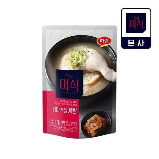 더미식 닭다리 삼계탕 600g 3개 (1,980원/무료)2