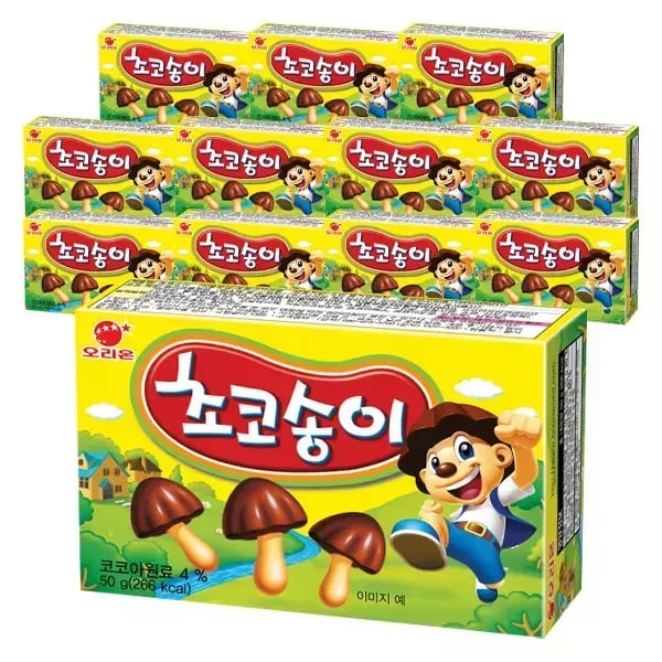 오리온 초코송이 50g, 12개(티멤 8,890원/무료배송)