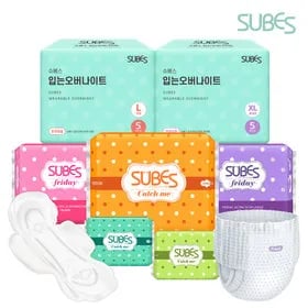 체험할인전 입는 오버나이트 팬티형 5P x1팩 외 생리대 중형 대형 팬티라이너 전라인 특가 (3,900원/무료)