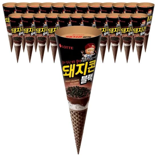 돼지콘 블랙 160ml, 24개 (티멤 18,390원/무료)