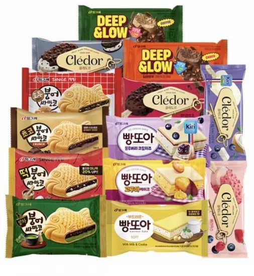 붕어싸만코 빵또아 20개 끌레도르 바 10개