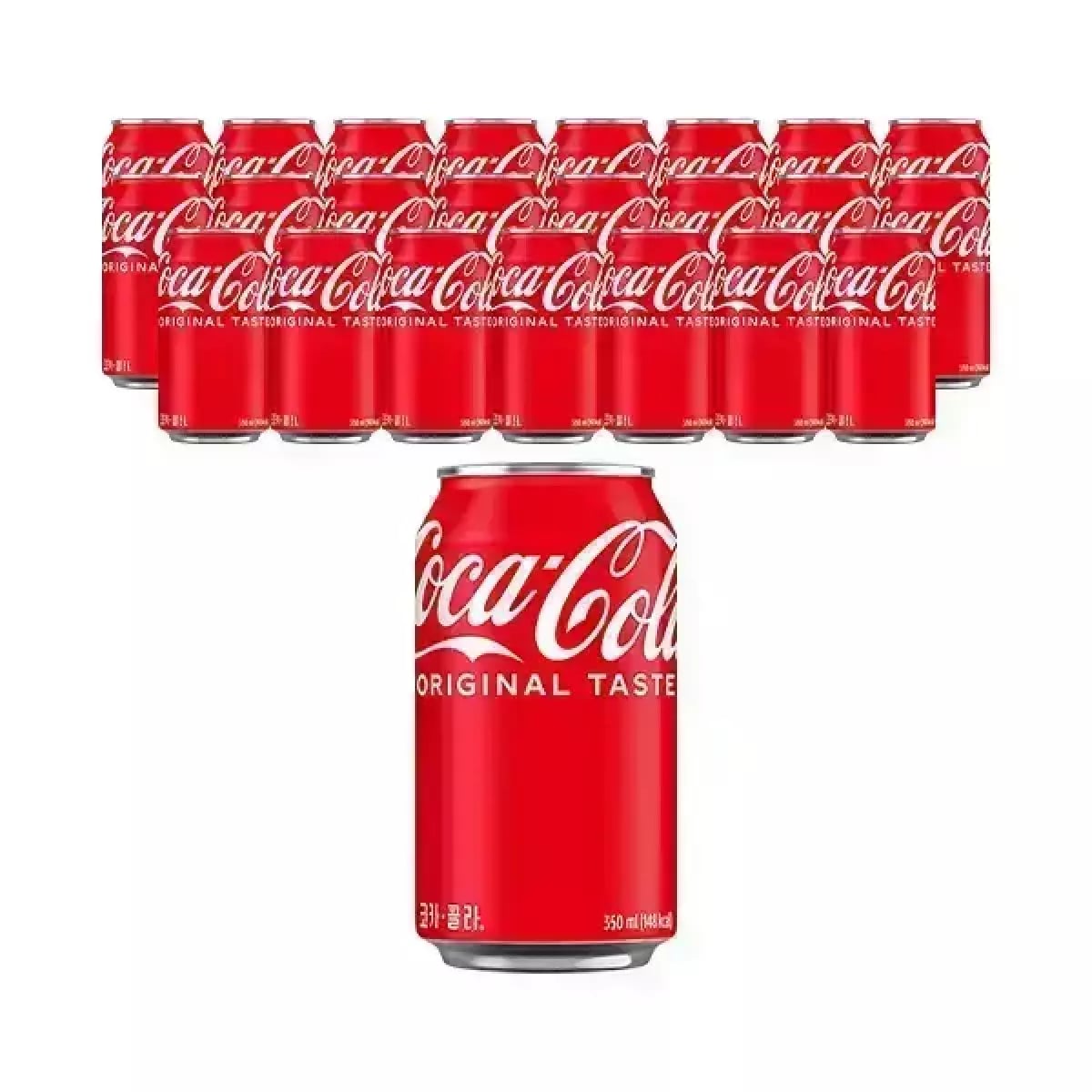 코카콜라 350ml, 4개(티멤 13,900원/무료배송)2