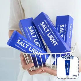 제주 용암해수 소금빛 솔트라이트 소금치약 120g 2개+증정50g (9,420원/무료)