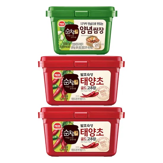 고추장 kg 2개 + 쌈장 500g 1개 (12,500원/무배)1