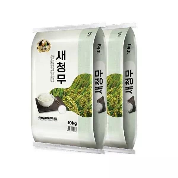 2년산 밥맛좋은 새청무 특등급 10kg+10kg (56,850원/무료)5