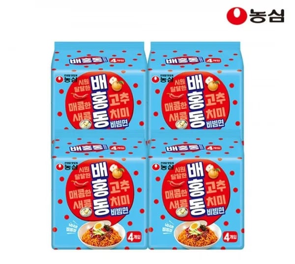 농심 배홍동비빔면 137g 16개 (10,420원/무료)