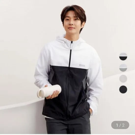 프로젝트엠 남여 후드 바람막이 점퍼