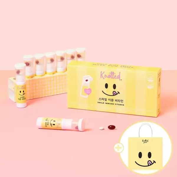 노티드 스마일 이뮨 멀티비타민 7병 1박스+쇼핑백 (9,900원/무료)