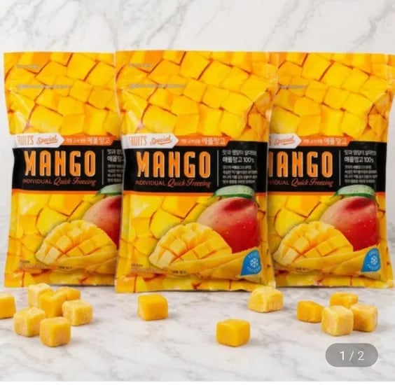 냉동 애플망고 1kg 3봉 (14,940원/무료)