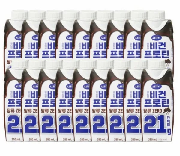 CJ 얼티브 비건프로틴 초코 50ml 18개