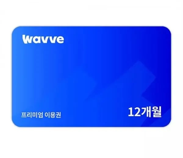 웨이브 프리미엄 1개월 이용권 2개