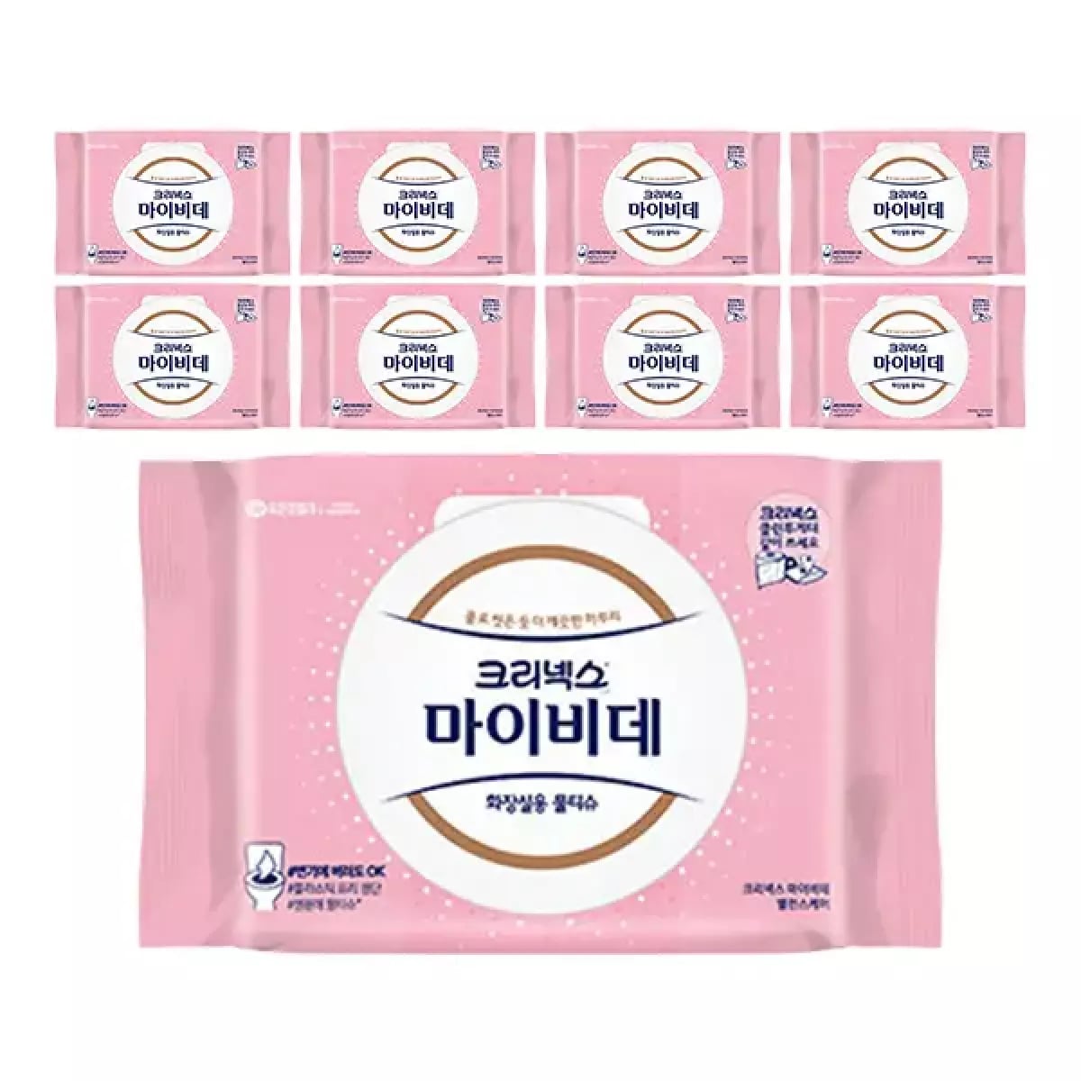 크리넥스 마이비데 밸런스케어 캡형 40매 9개 총 360매 티멤