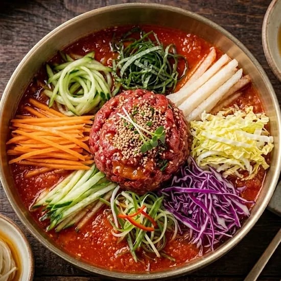 우마왕 한우 육회 물회 밀키트 1팩 560g