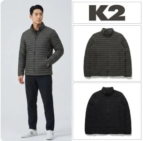 K2 남성용 경량 구스 다운자켓