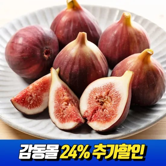 25년 햇 영암 홍 무화과 2kg (20-30과)