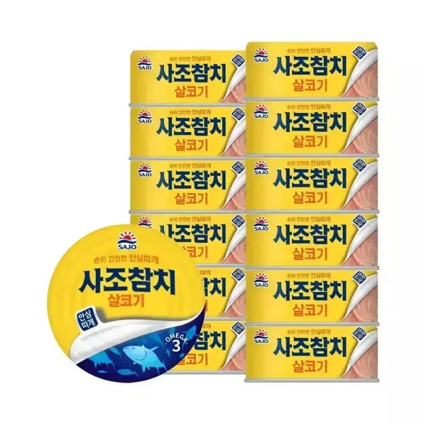 사조 살코기참치 100g 12개 외 다양 안심따개