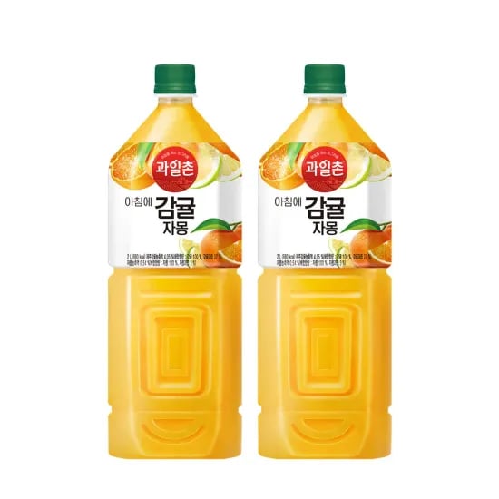 과일촌 감귤자몽 2.0L x 6pet