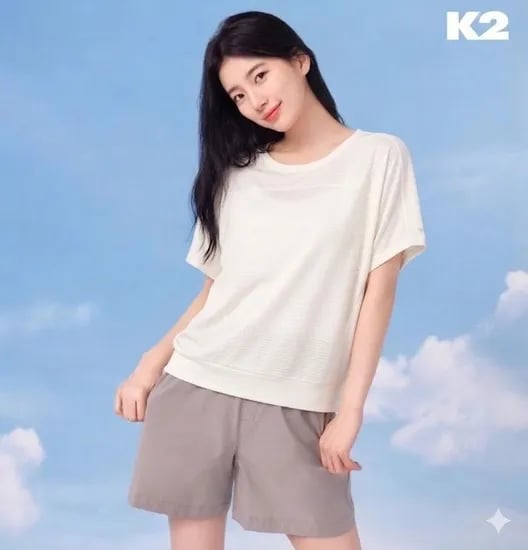 K2 여성 시그니처 반팔 라운드 2장 이상 총 2kg