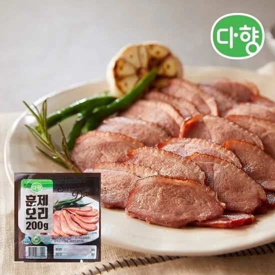 다향 훈제오리 200g x 10팩
