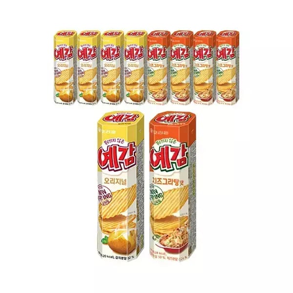 오리온 예감 오리지널 64g 5개 + 치즈 64g 5개 (티멤9,230원/무료)
