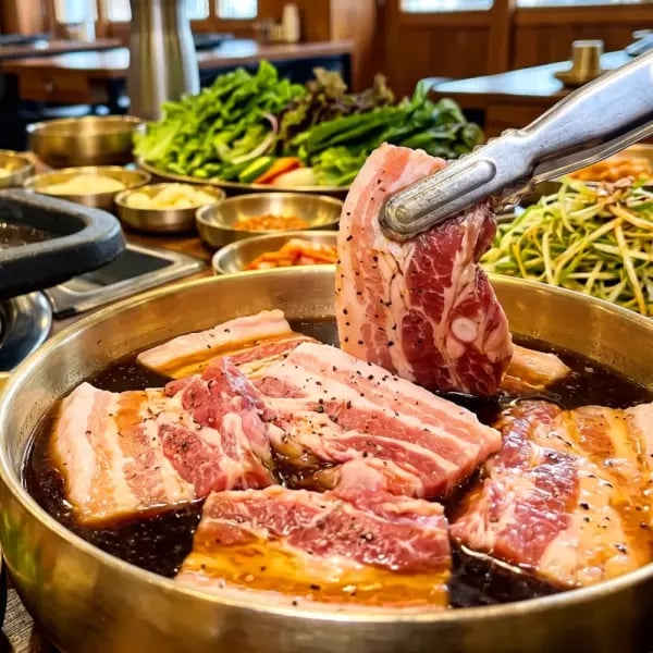 흑돼지 간장 쫀삼겹살 600g 2팩