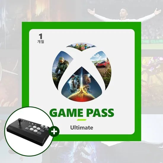 Xbox 게임패스 얼티밋 1개월+APEX 아케이드스틱 (89,900원/무료)