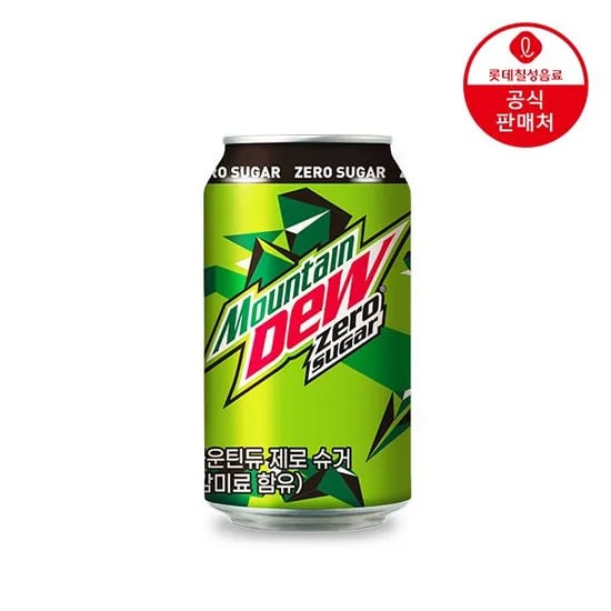 마운틴듀 제로슈거 355ml x 24개(13,860원/무료)
