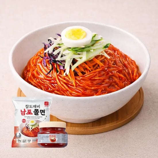 남포 쫄면 2kg 양념장 500g
